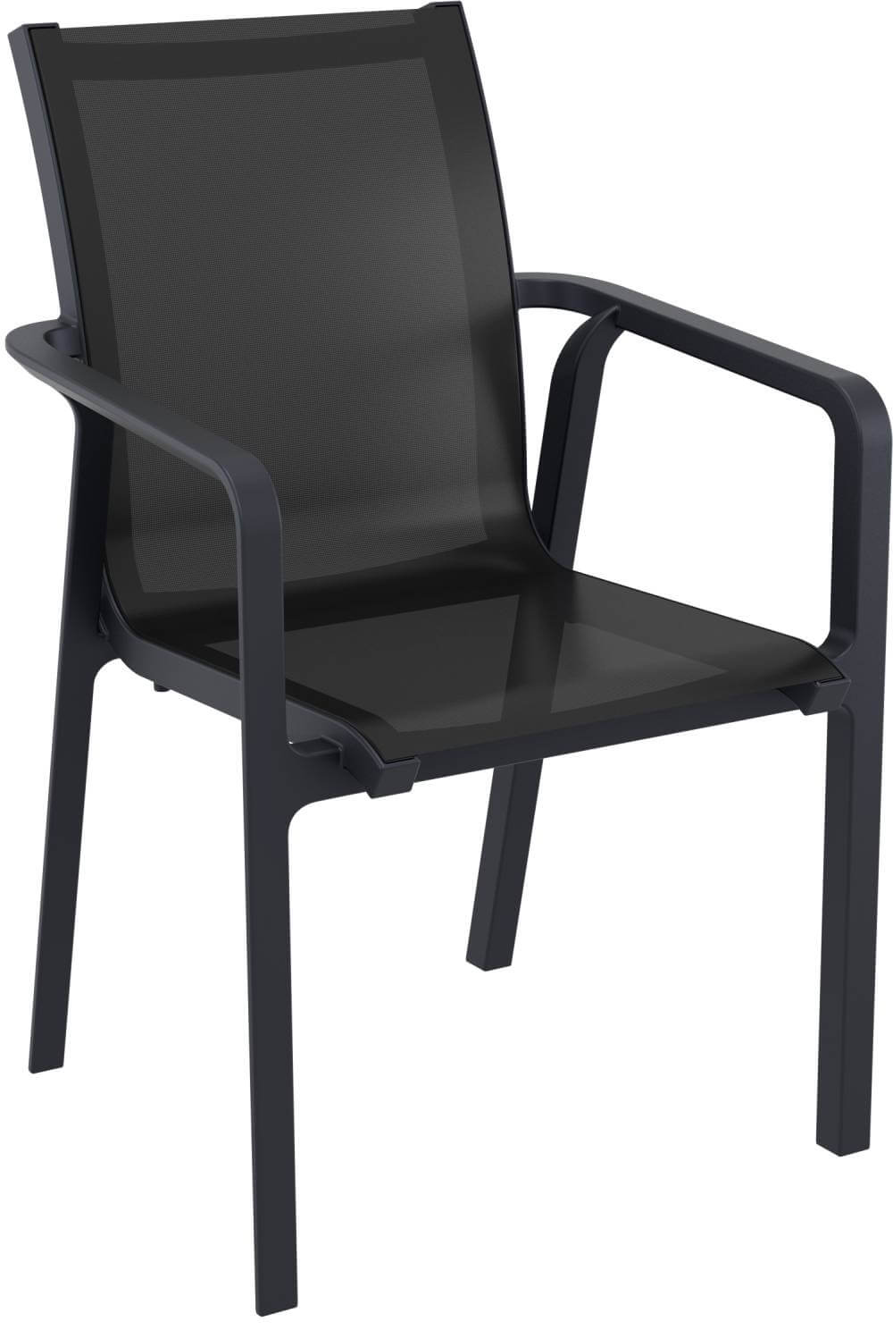 Siesta Pacific Arm Chair (Available in Black, White, Taupe & Anthracite/Black)