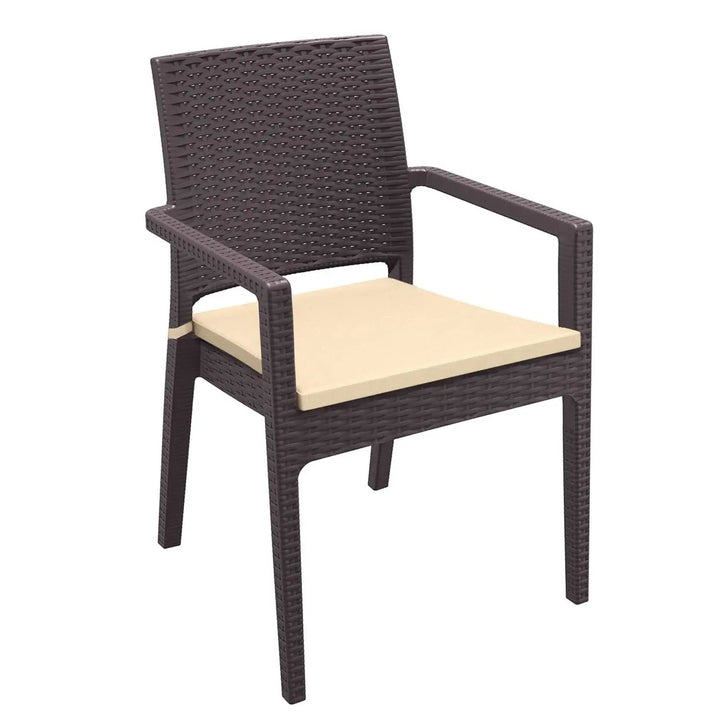 Siesta Ibiza Arm Chair (Available in Chocolate, White & Anthracite)