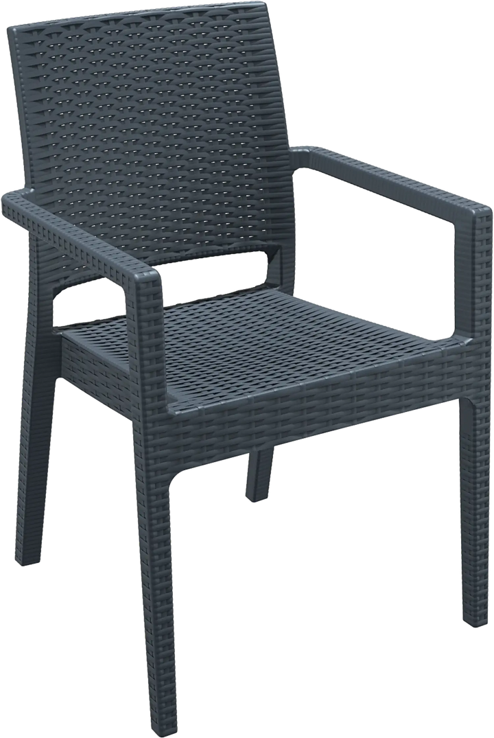 Siesta Ibiza Arm Chair (Available in Chocolate, White & Anthracite)