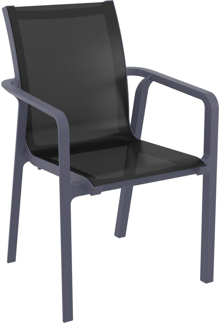 Siesta Pacific Arm Chair (Available in Black, White, Taupe & Anthracite/Black)