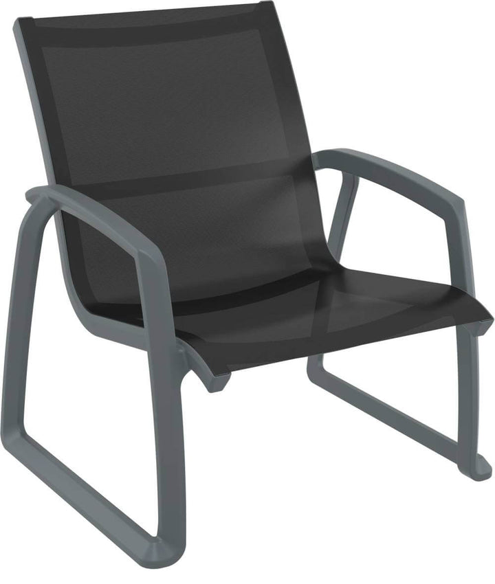 Siesta Pacific Lounge Arm Chair (Available in Black, White, Taupe & Anthracite)