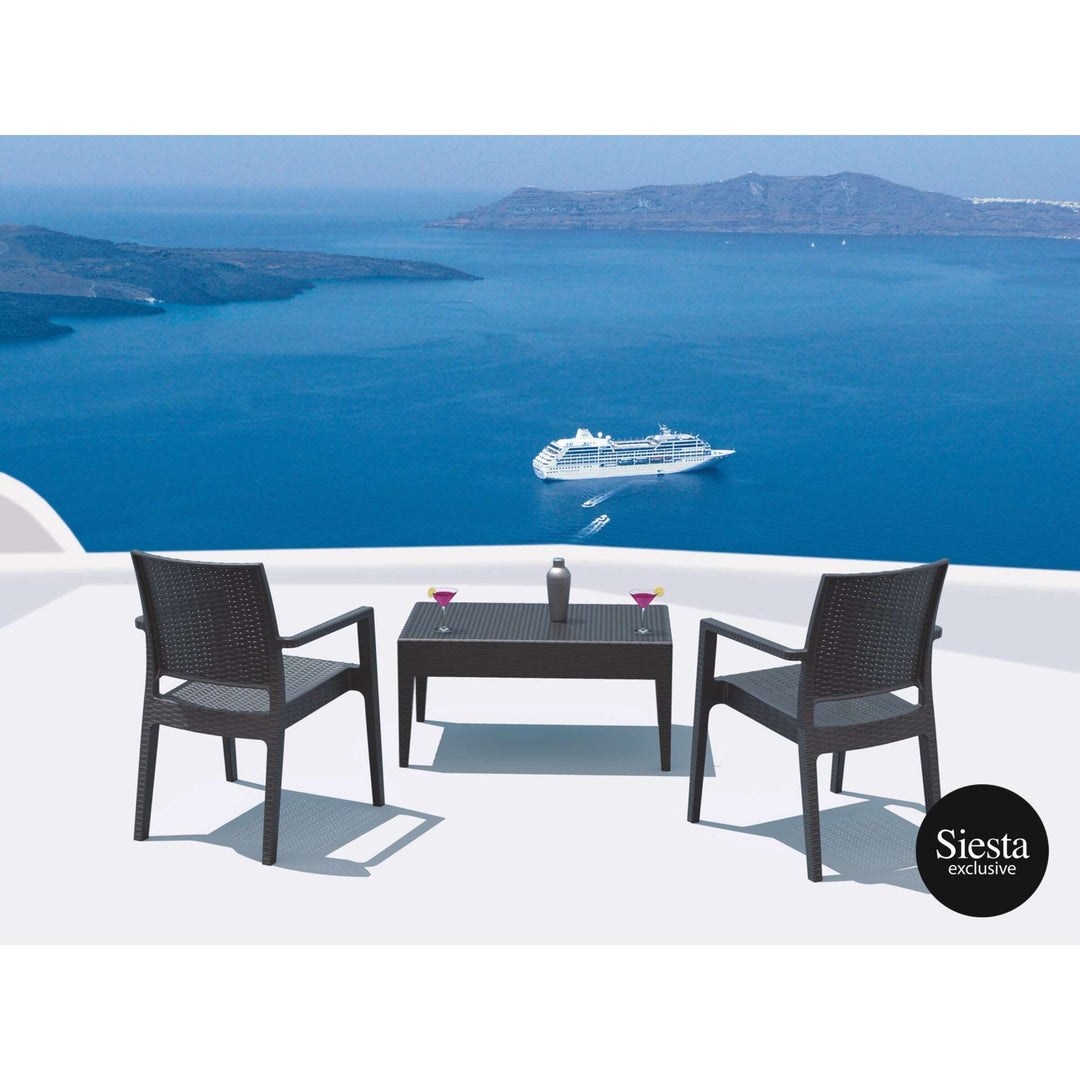 Siesta Ibiza Armchair/Tequila Lounge Table 2 Seat Package