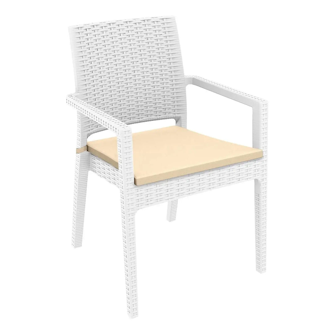 Siesta Ibiza Arm Chair (Available in Chocolate, White & Anthracite)