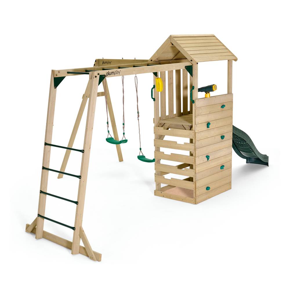 Plum Play Lookout Tower Centre with Swings, Slide & Monkey Bars