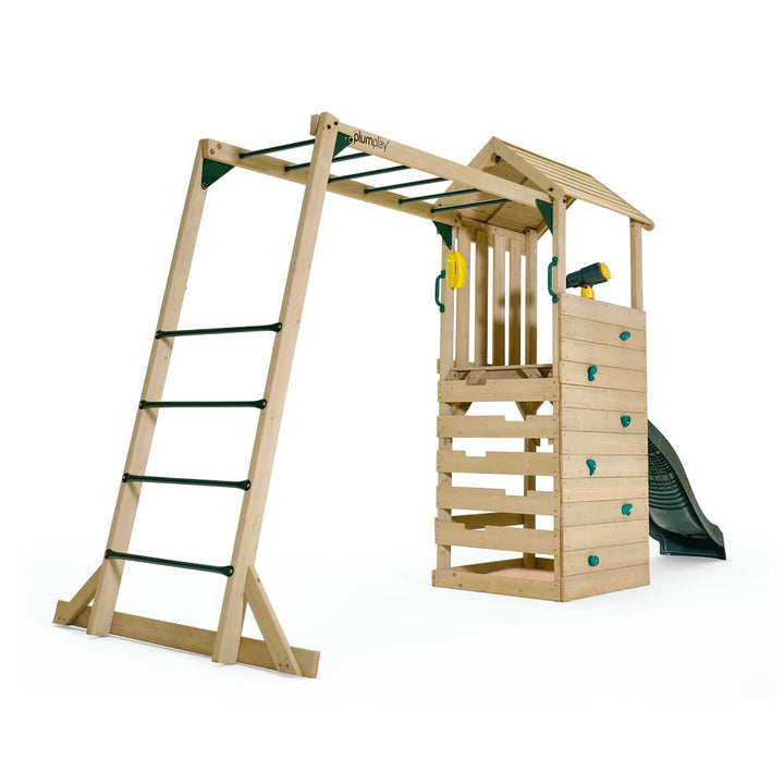 Plum Play Lookout Wooden Tower with Monkey Bars