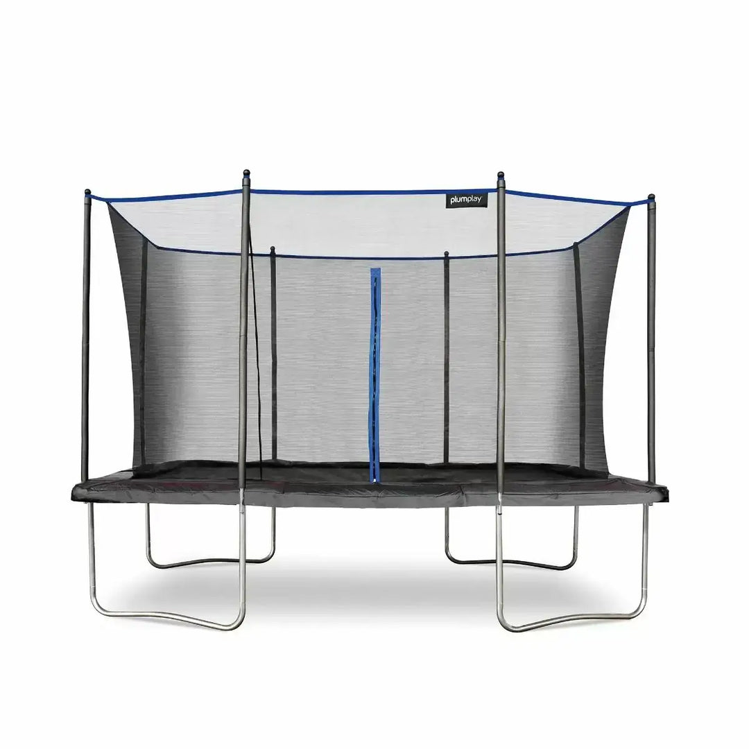 Plum Plum 12 X 8FT Rectangular Trampoline & Enclosure - PVC Padding