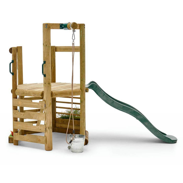 Plum Woodland Treehouse with Slide