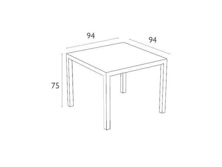 Bali Table/ Panama Armchair 3 Seat Package