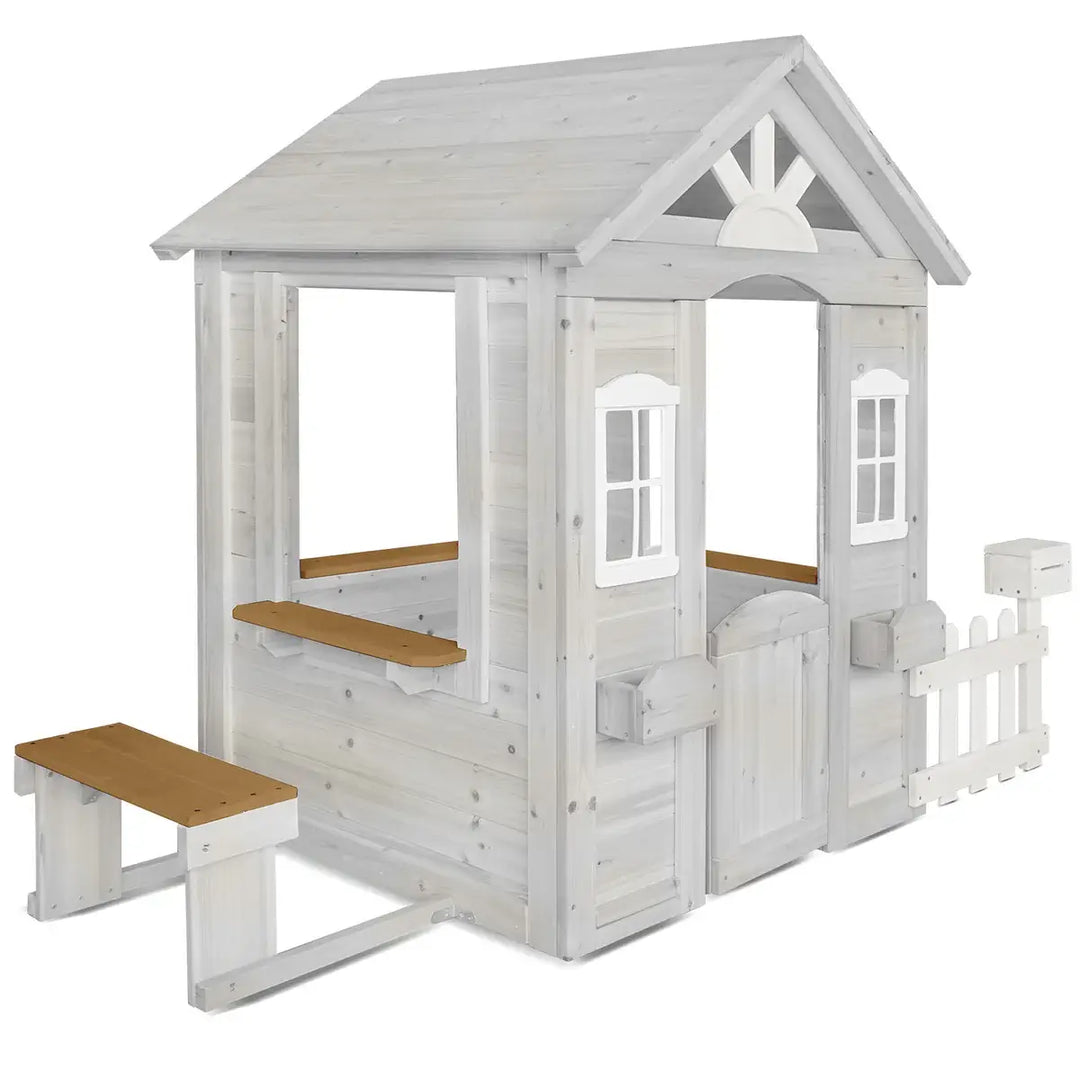 Kids Teddy V2 Cubby House White - Lifespan Kids