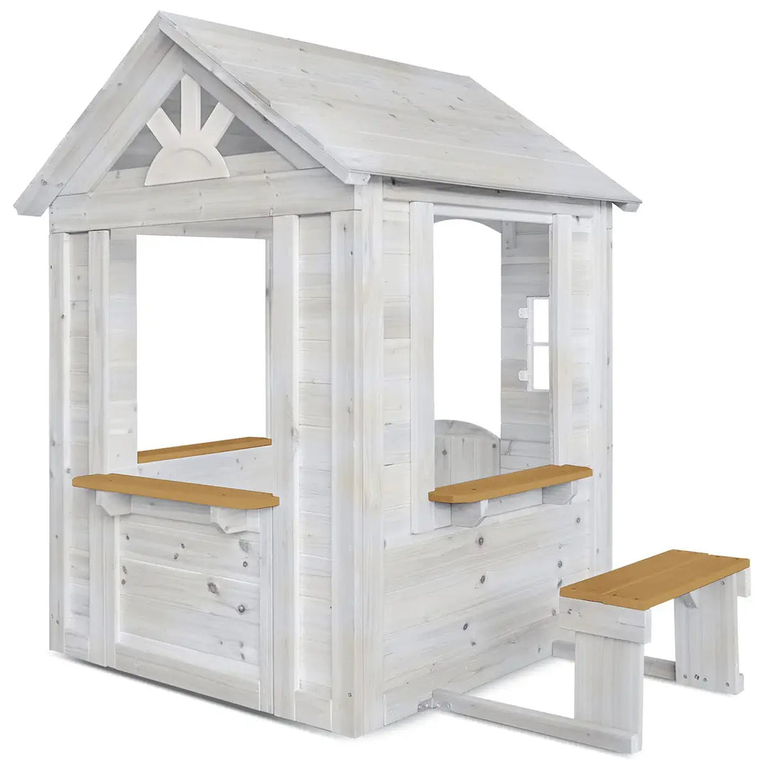 Kids Teddy V2 Cubby House White - Lifespan Kids