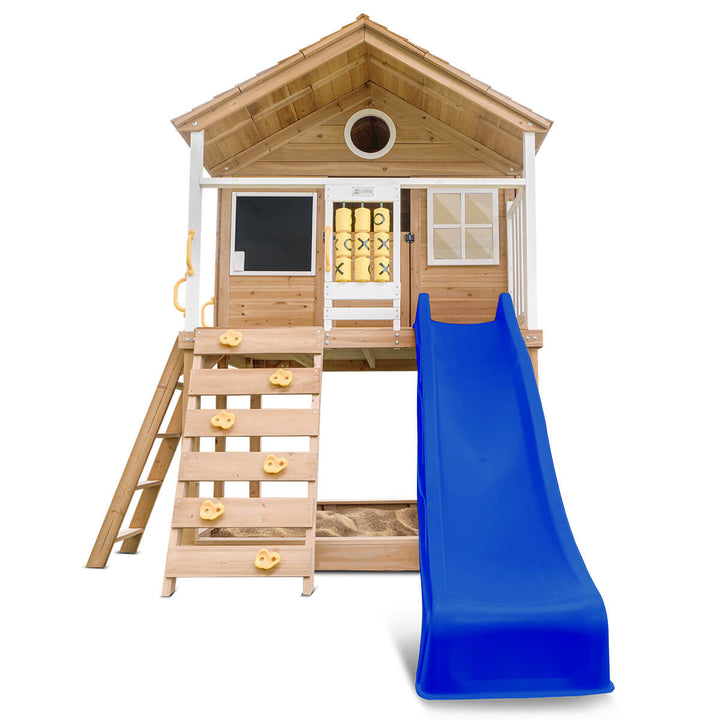 Warrigal Elevated Cubby House (with Green, Yellow or Blue Slide) - Lifespan Kids