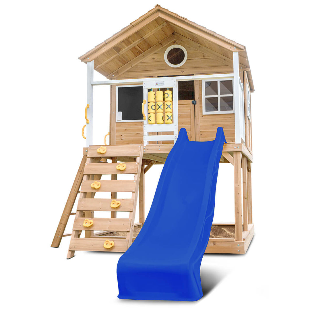 Warrigal Elevated Cubby House (with Green, Yellow or Blue Slide) - Lifespan Kids