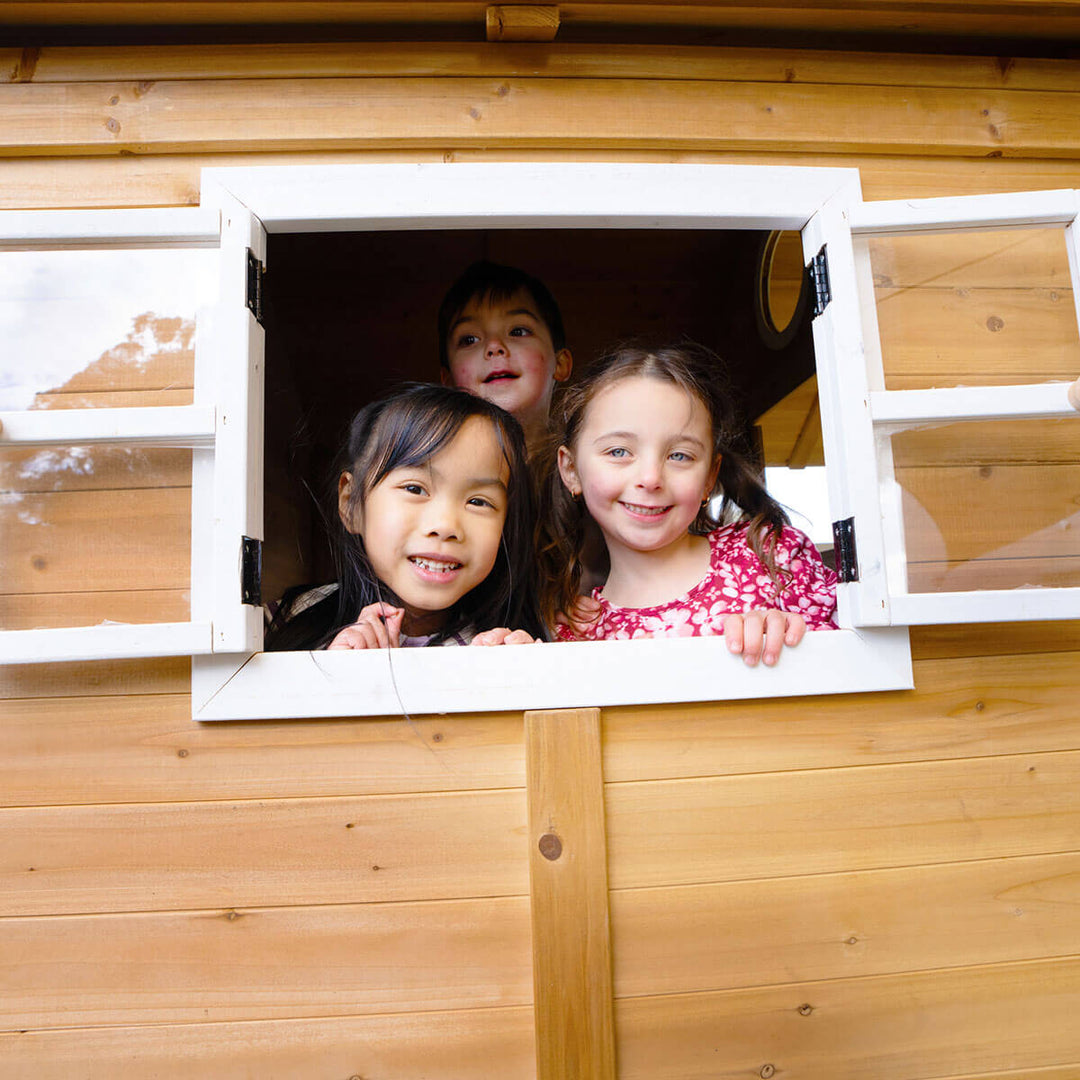 Warrigal Elevated Cubby House (with Green, Yellow or Blue Slide) - Lifespan Kids