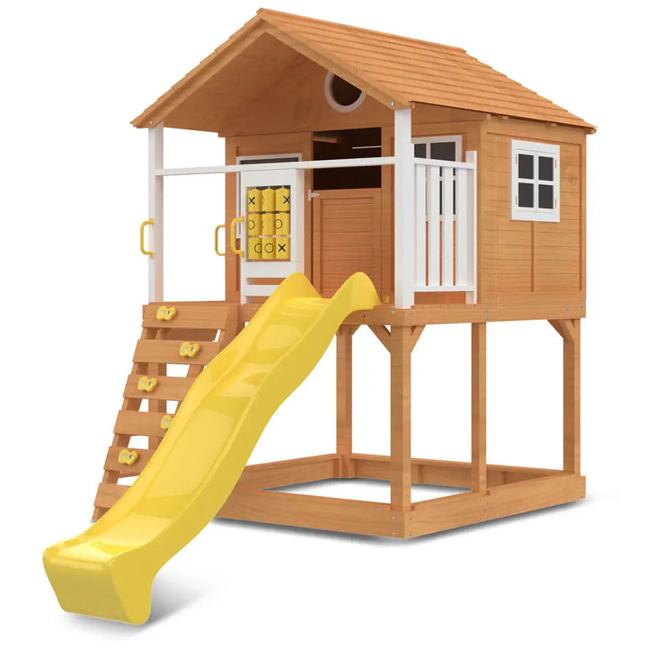 Warrigal Elevated Cubby House (with Green, Yellow or Blue Slide) - Lifespan Kids