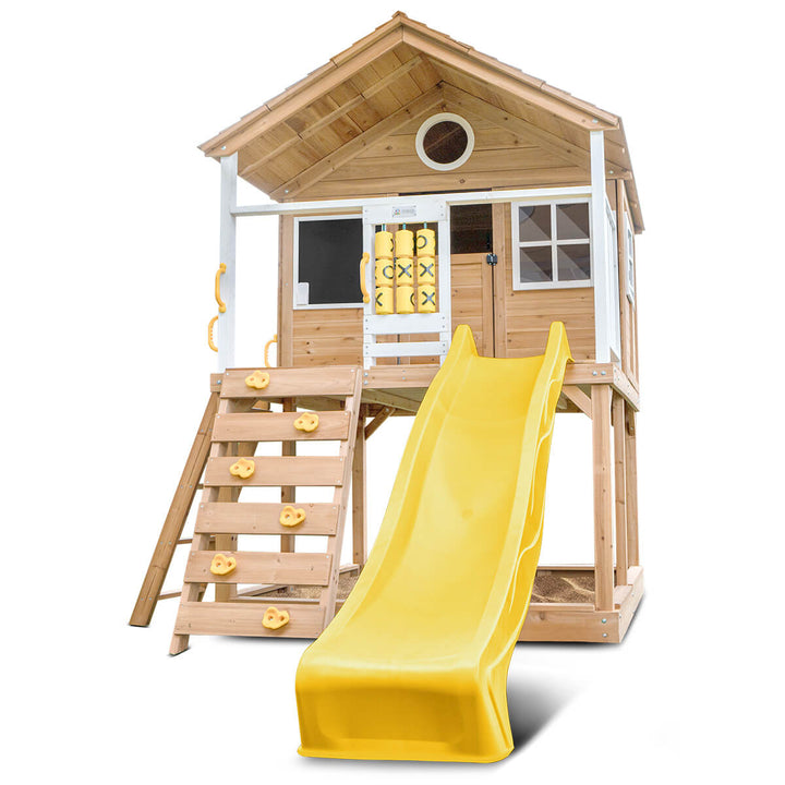 Warrigal Elevated Cubby House (with Green, Yellow or Blue Slide) - Lifespan Kids