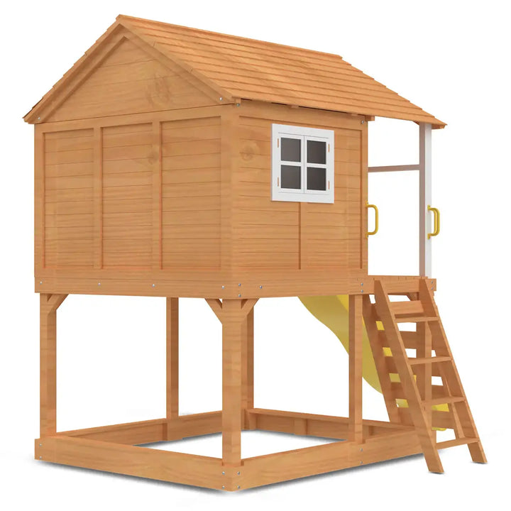 Warrigal Elevated Cubby House (with Green, Yellow or Blue Slide) - Lifespan Kids