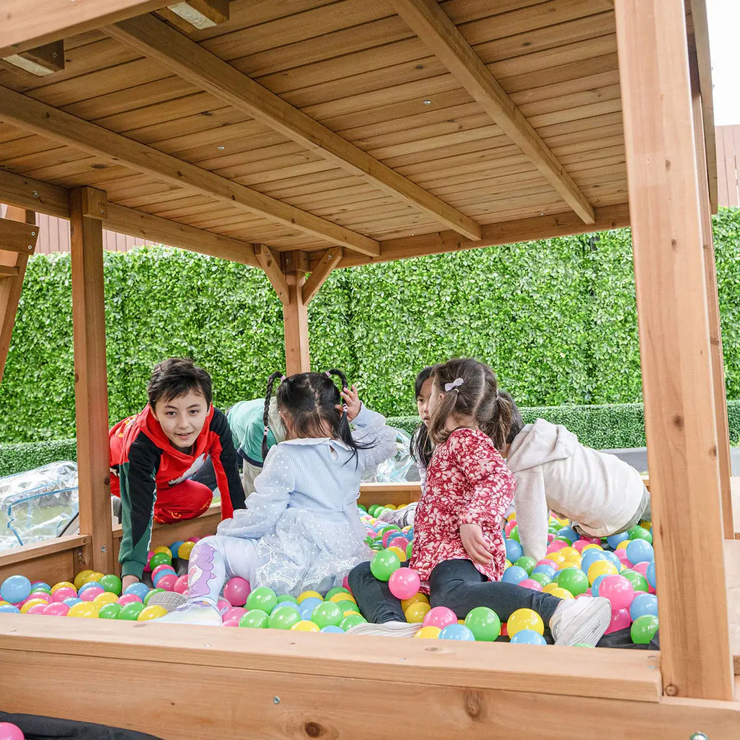 Warrigal Elevated Cubby House (with Green, Yellow or Blue Slide) - Lifespan Kids