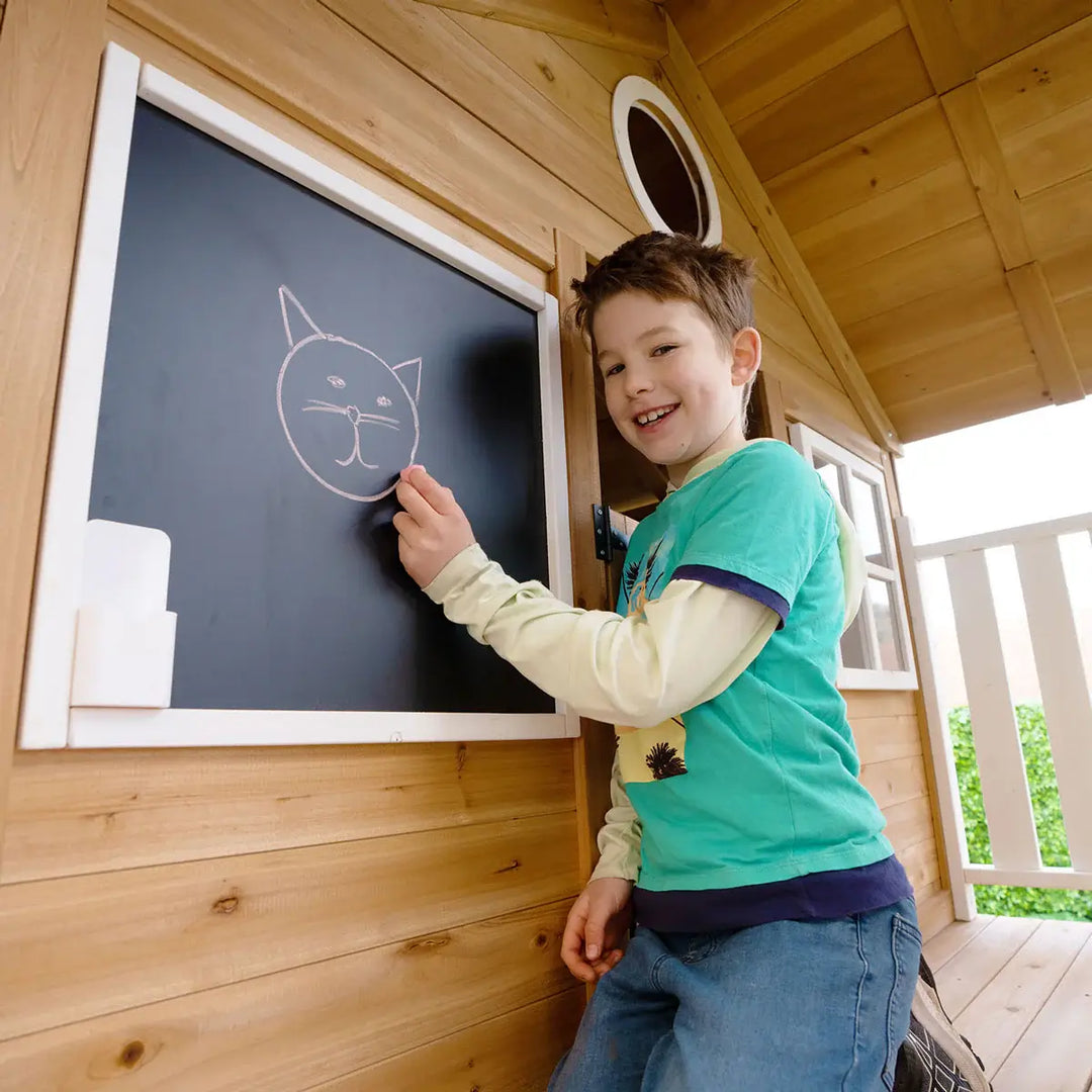 Warrigal Elevated Cubby House (with Green, Yellow or Blue Slide) - Lifespan Kids