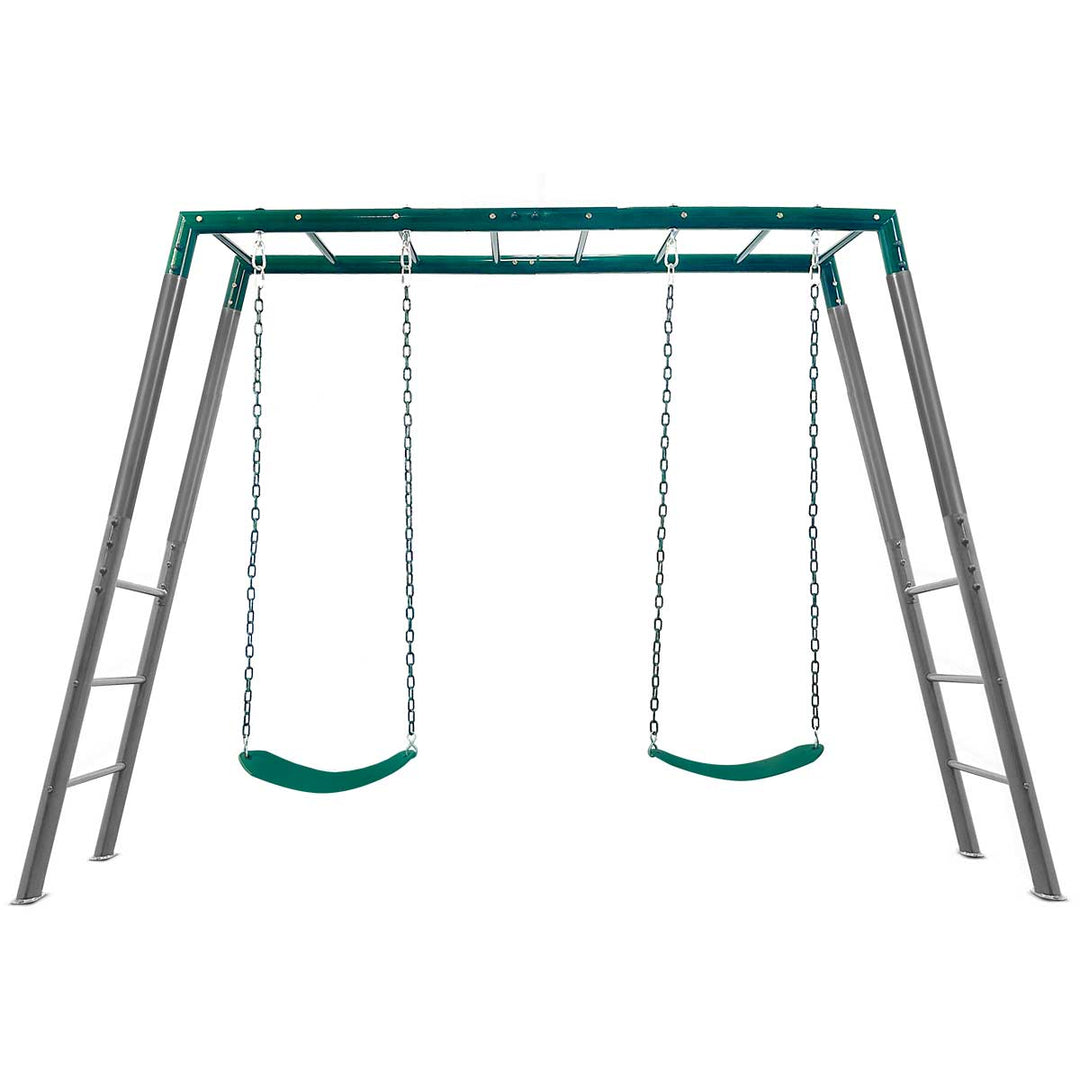 Lifespan Stanley Commercial Steel Monkey Bars & Swing Set - Lifespan Kids (with or without Basketball Ring)