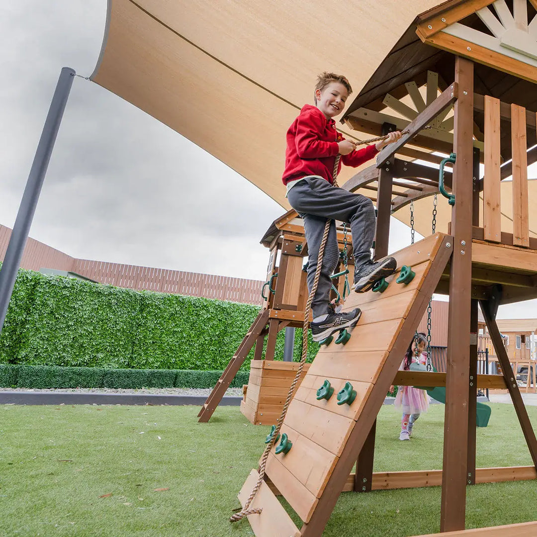 Armadale Play Centre with 2 Slides (Green, Blue or Yellow Slide) - Lifespan Kids