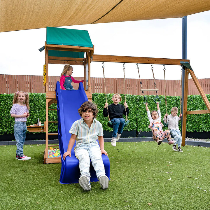 Birmingham Play Centre with Slide (Green, Blue or Yellow Slide) - Lifespan Kids