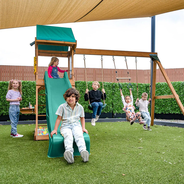 Birmingham Play Centre with Slide (Green, Blue or Yellow Slide) - Lifespan Kids