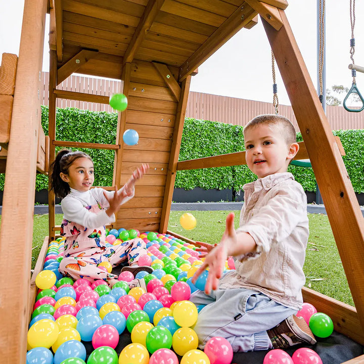 Birmingham Play Centre with Slide (Green, Blue or Yellow Slide) - Lifespan Kids