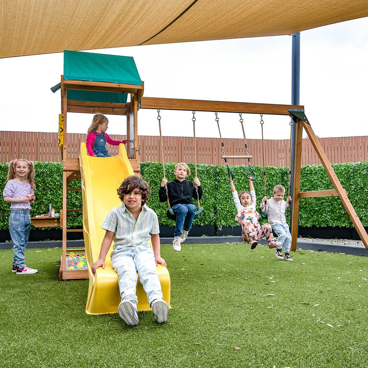 Birmingham Play Centre with Slide (Green, Blue or Yellow Slide) - Lifespan Kids