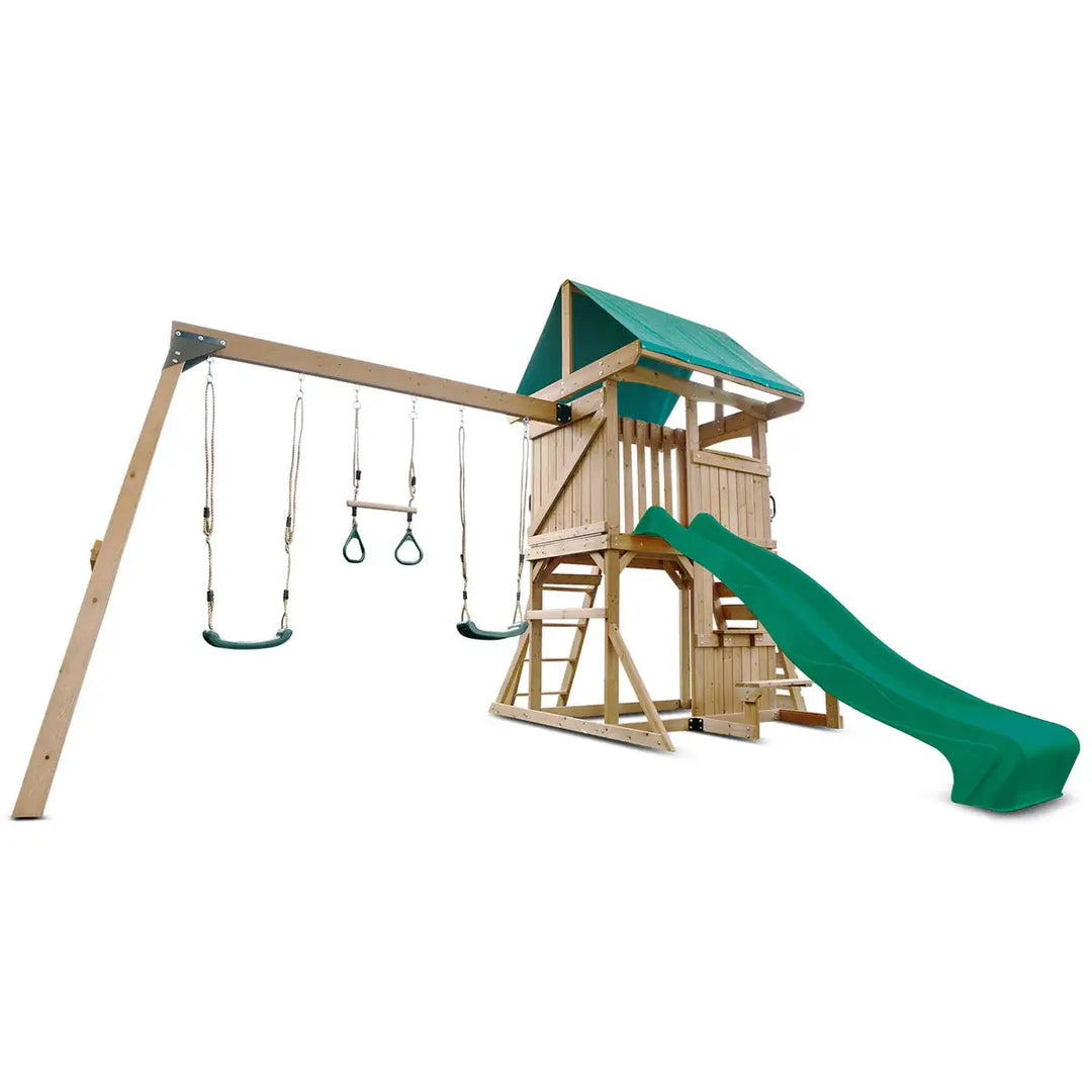 Carindale Play Centre with  Slide (Green, Blue or Yellow Slide) - Lifespan Kids