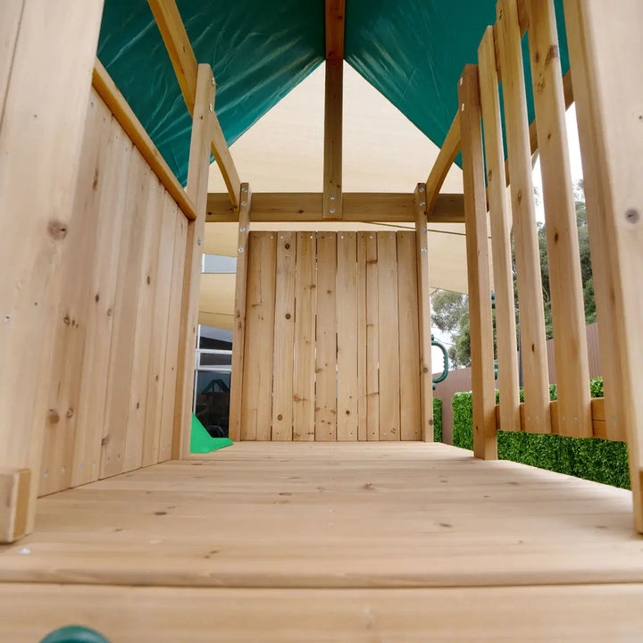 Carindale Play Centre with  Slide (Green, Blue or Yellow Slide) - Lifespan Kids