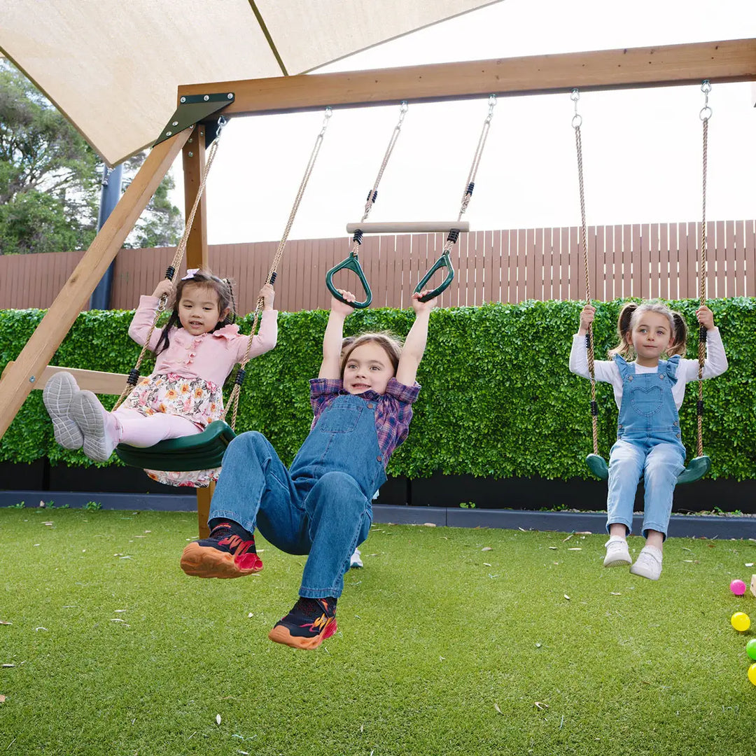 Carindale Play Centre with  Slide (Green, Blue or Yellow Slide) - Lifespan Kids