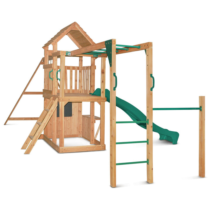 Coburg Lake Play Centre with Swings & Slide (Yellow, Blue or Green) - Lifespan Kids