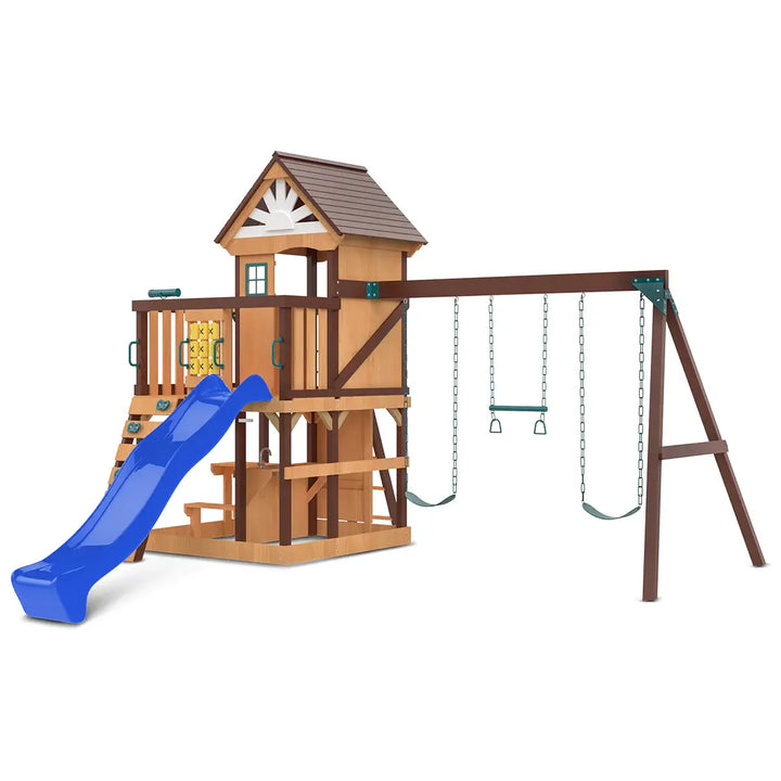 Lifespan Kids Coventry Play Centre & Swing Set (Green, Blue or Yellow Slide)