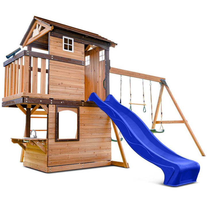 Lifespan Kids Darlington Play Centre & Swing Set (Green, Blue or Yellow Slide)