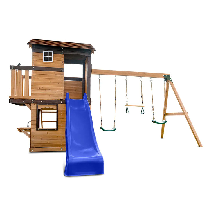 Lifespan Kids Darlington Play Centre & Swing Set (Green, Blue or Yellow Slide)