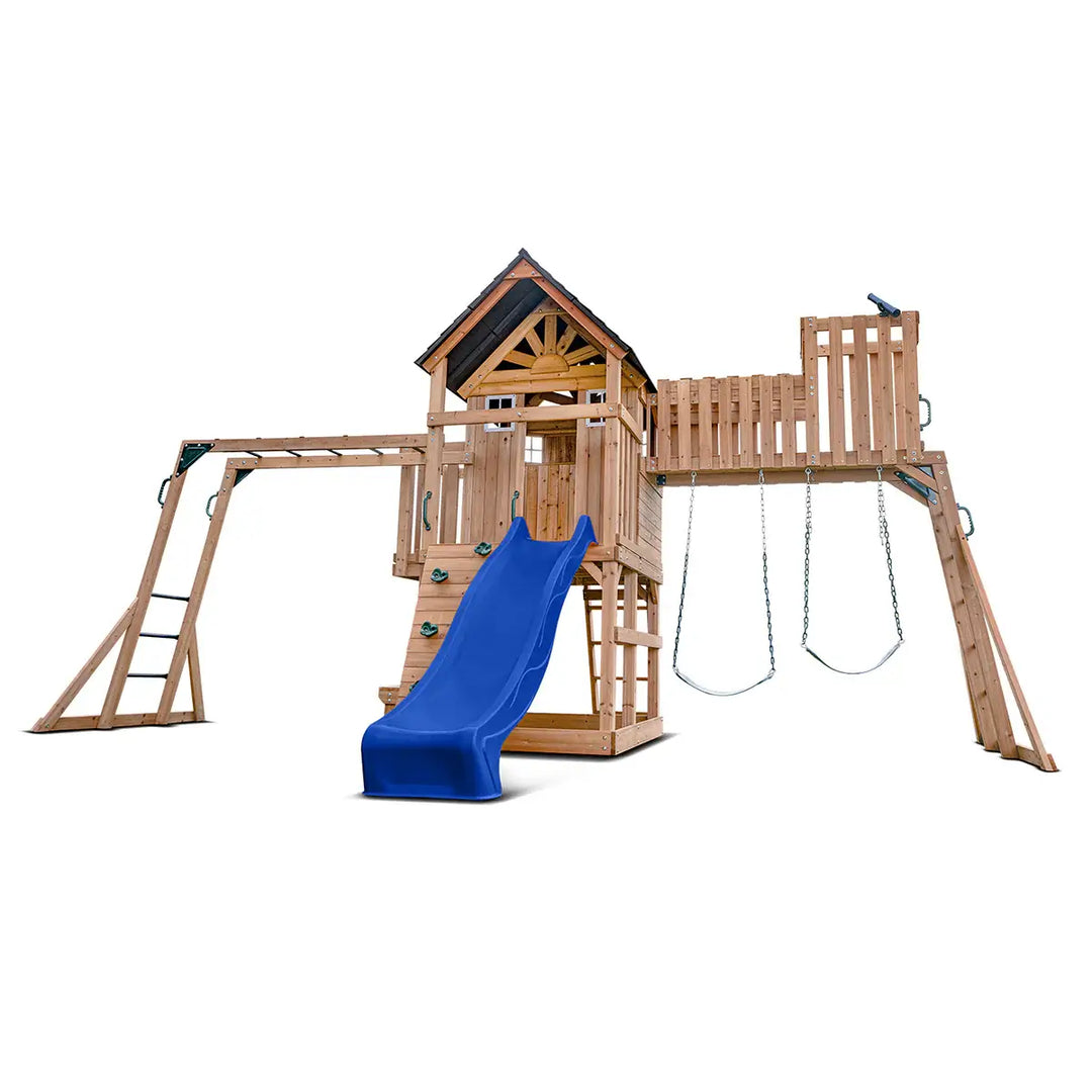 Lifespan Kids Kensington Play Centre & Swing Set (Green, Blue or Yellow Slide)