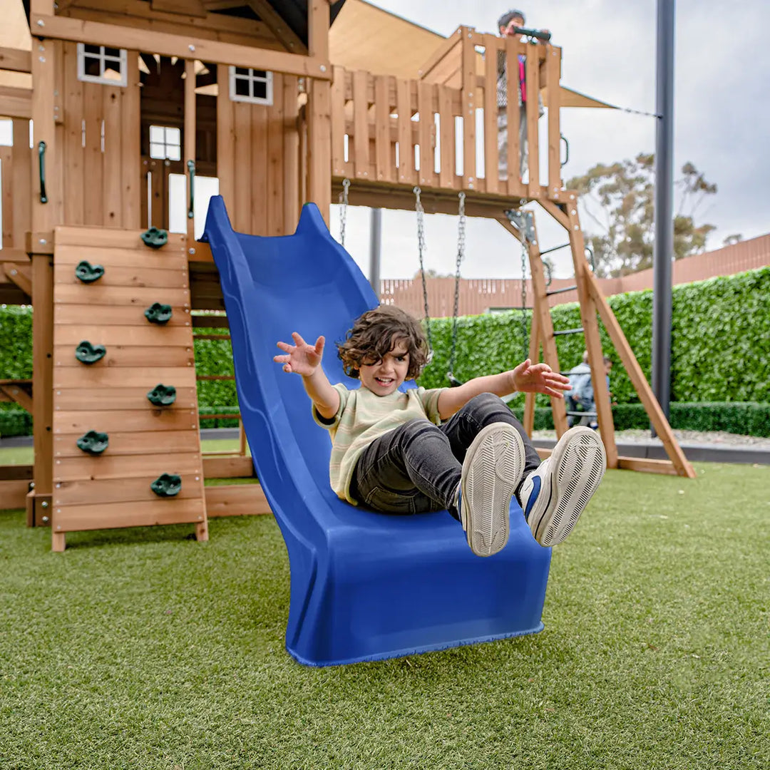 Kensington Play Centre & Swing Set (Green, Blue or Yellow Slide) - Lifespan Kids