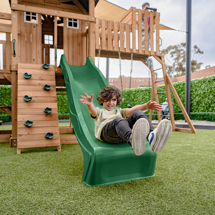 Kensington Play Centre & Swing Set (Green, Blue or Yellow Slide) - Lifespan Kids