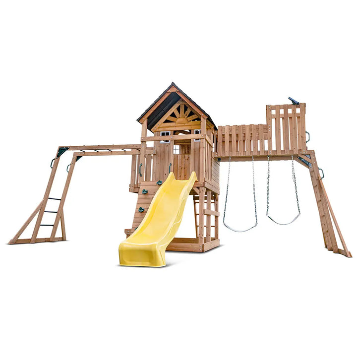 Kensington Play Centre & Swing Set (Green, Blue or Yellow Slide) - Lifespan Kids