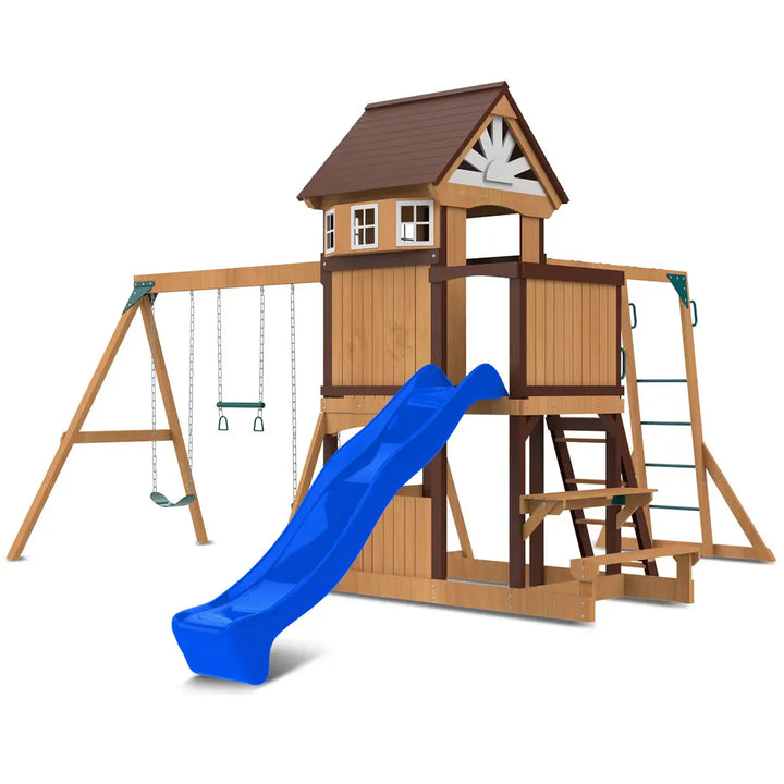 Meer Brook Play Centre with Slide (Green, Blue or Yellow Slide) - Lifespan Kids