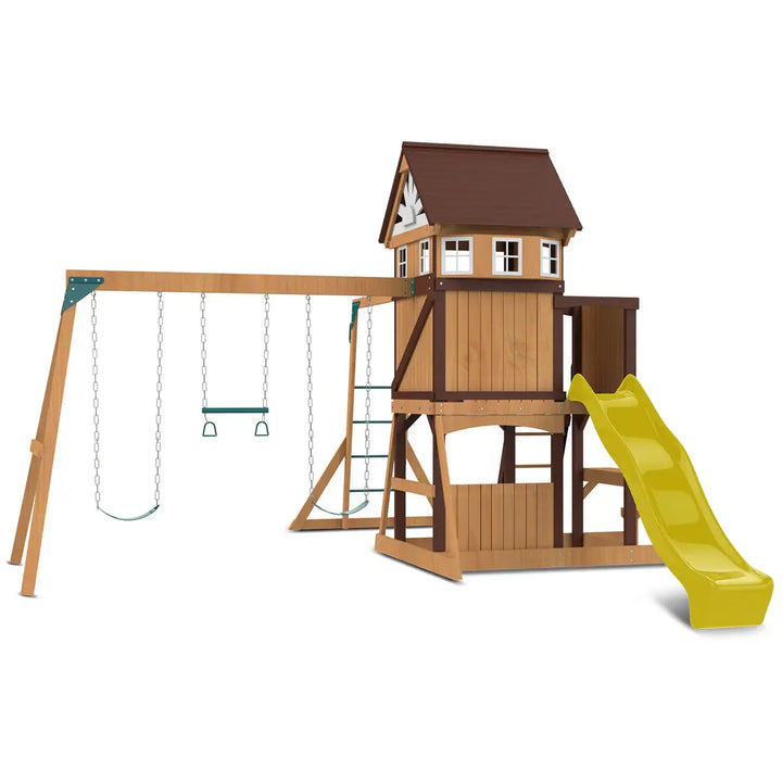 Meer Brook Play Centre with Slide (Green, Blue or Yellow Slide) - Lifespan Kids