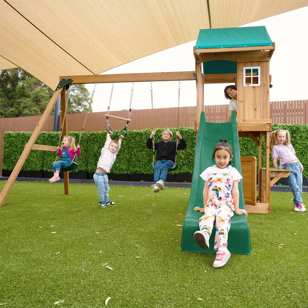 Montrose Play Centre with Slide (Green, Blue or Yellow) - Lifespan Kids