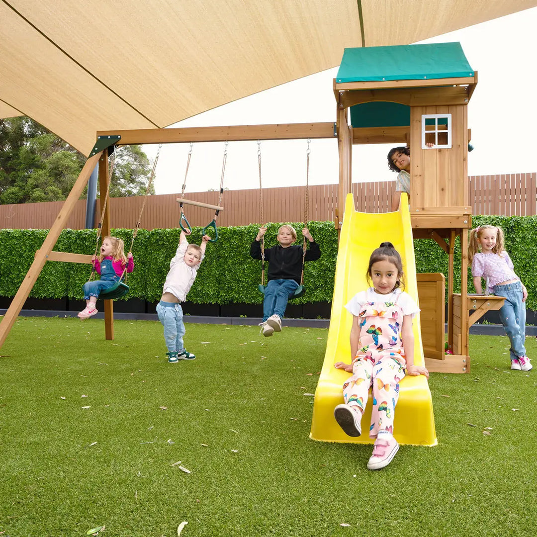 Montrose Play Centre with Slide (Green, Blue or Yellow) - Lifespan Kids