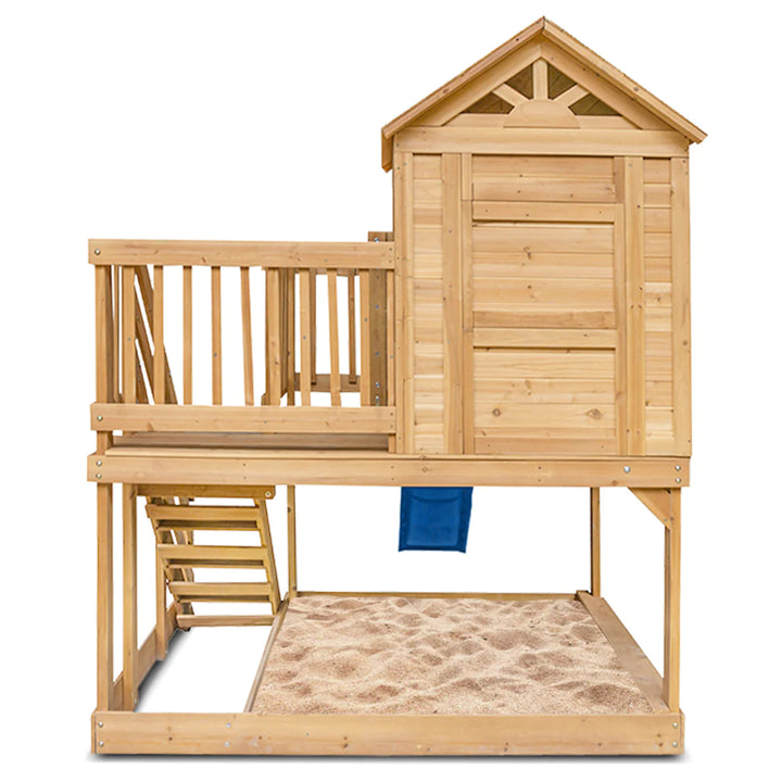 Silverton Cubby House with 1.8m Slide (Blue or Green) - Lifespan Kids