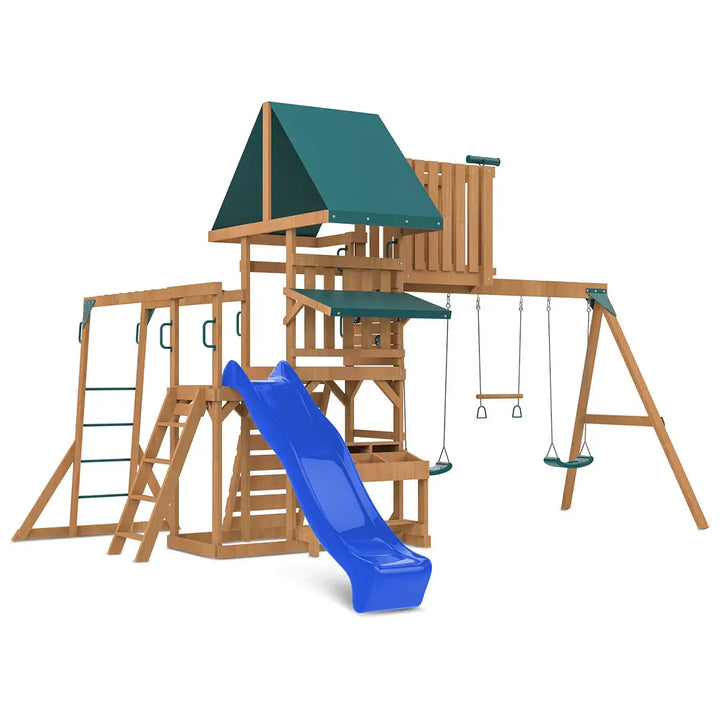 Walton Play Centre with Slide (Green, Blue or Yellow Slide) - Lifespan Kids