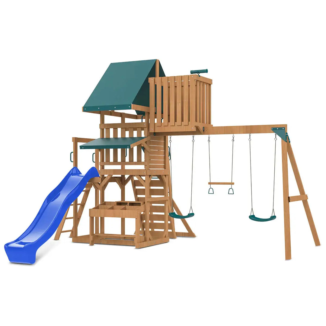 Lifespan Kids Walton Play Centre with Slide (Green, Blue or Yellow Slide)