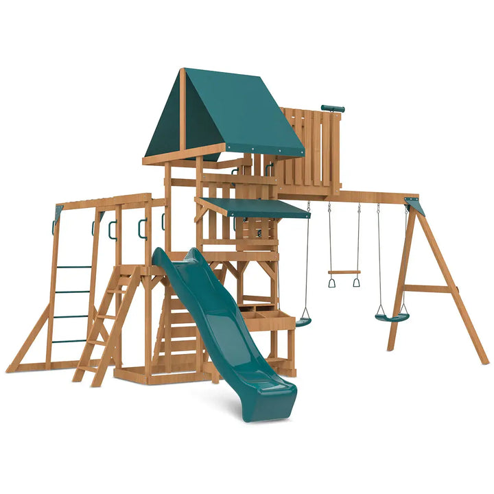 Walton Play Centre with Slide (Green, Blue or Yellow Slide) - Lifespan Kids