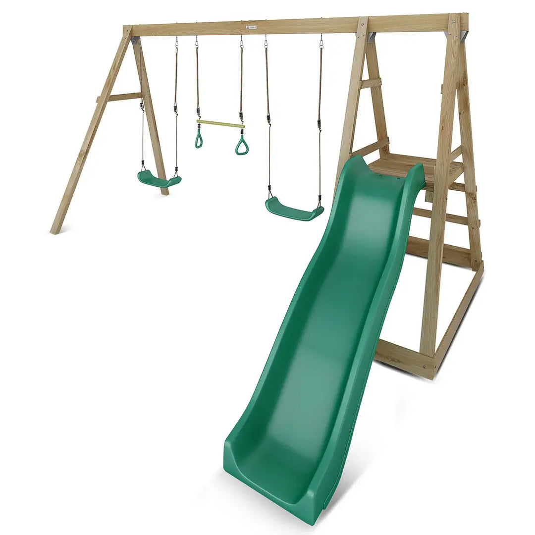 Lifespan Kids Winston 4-Station Timber Swing Set (Available in Blue & Green Slide)