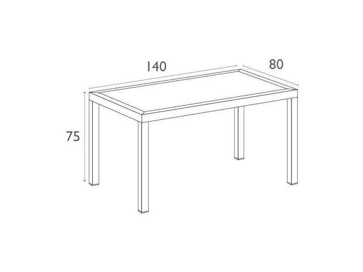 Orlando 140 Table California Armchair 4 Seat Package