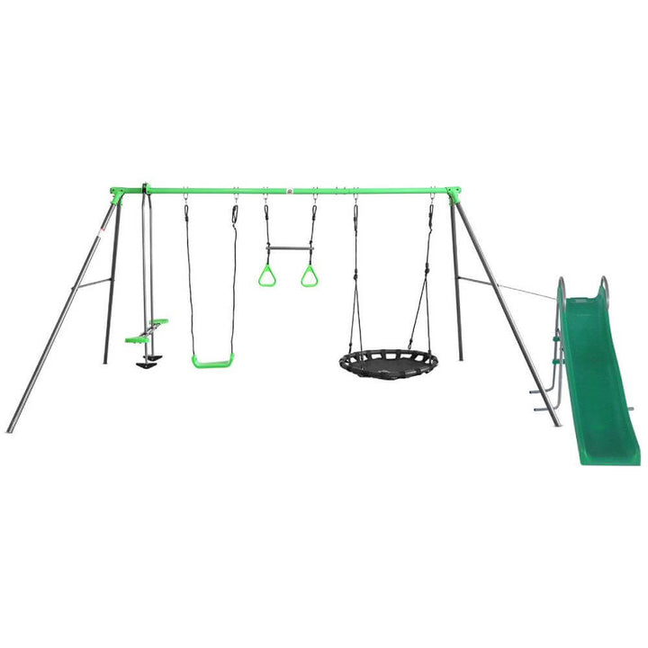 Lifespan Kids Lynx Metal Swing Set with Slide